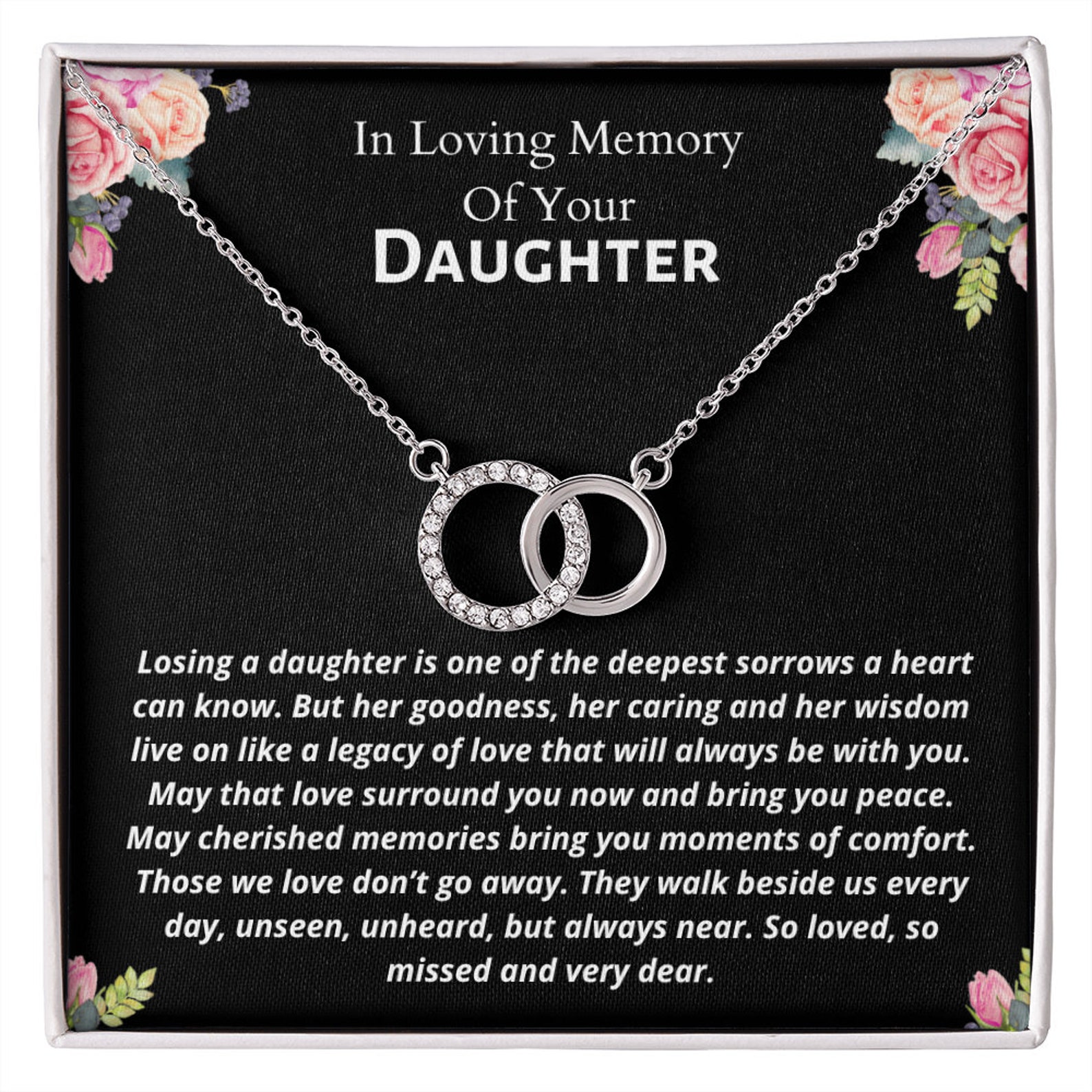 Loss of Daughter Gift Daughter Memorial Condolence Gift Etsy