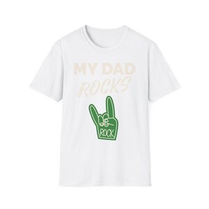 My Dad Rocks Unisex Softstyle T-Shirt