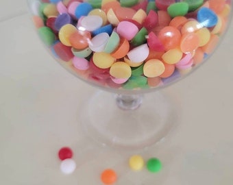 Fake candy dots. Perfect for fake gingerbread house displays or fake candy cakes. Candyland Christmas