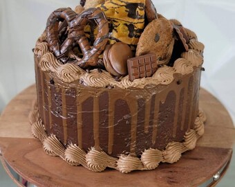 Chocolate Cake Prop Etsy