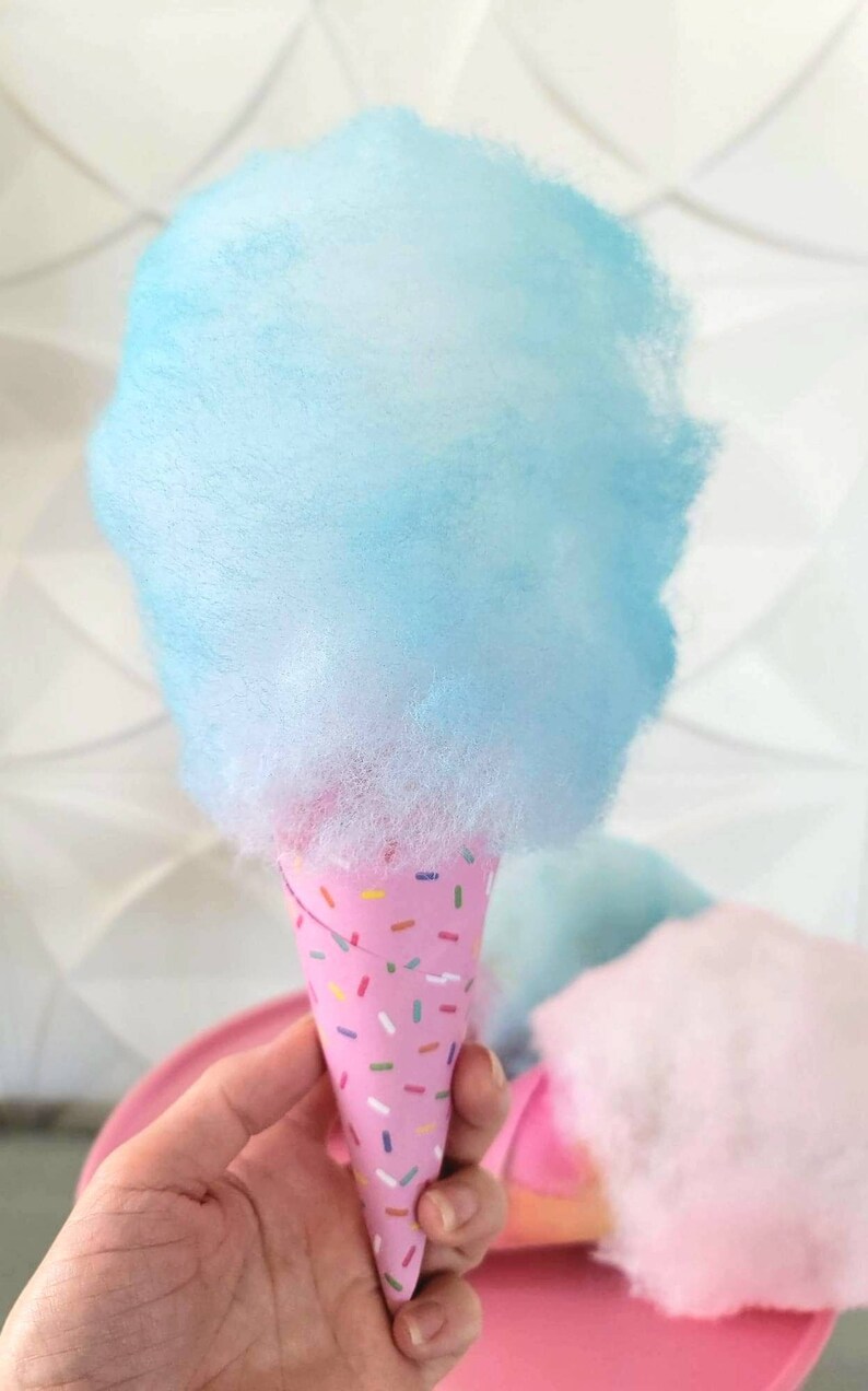 Set of 3 Pastel Cotton Candy Food Prop. Perfect for Candy Etsy