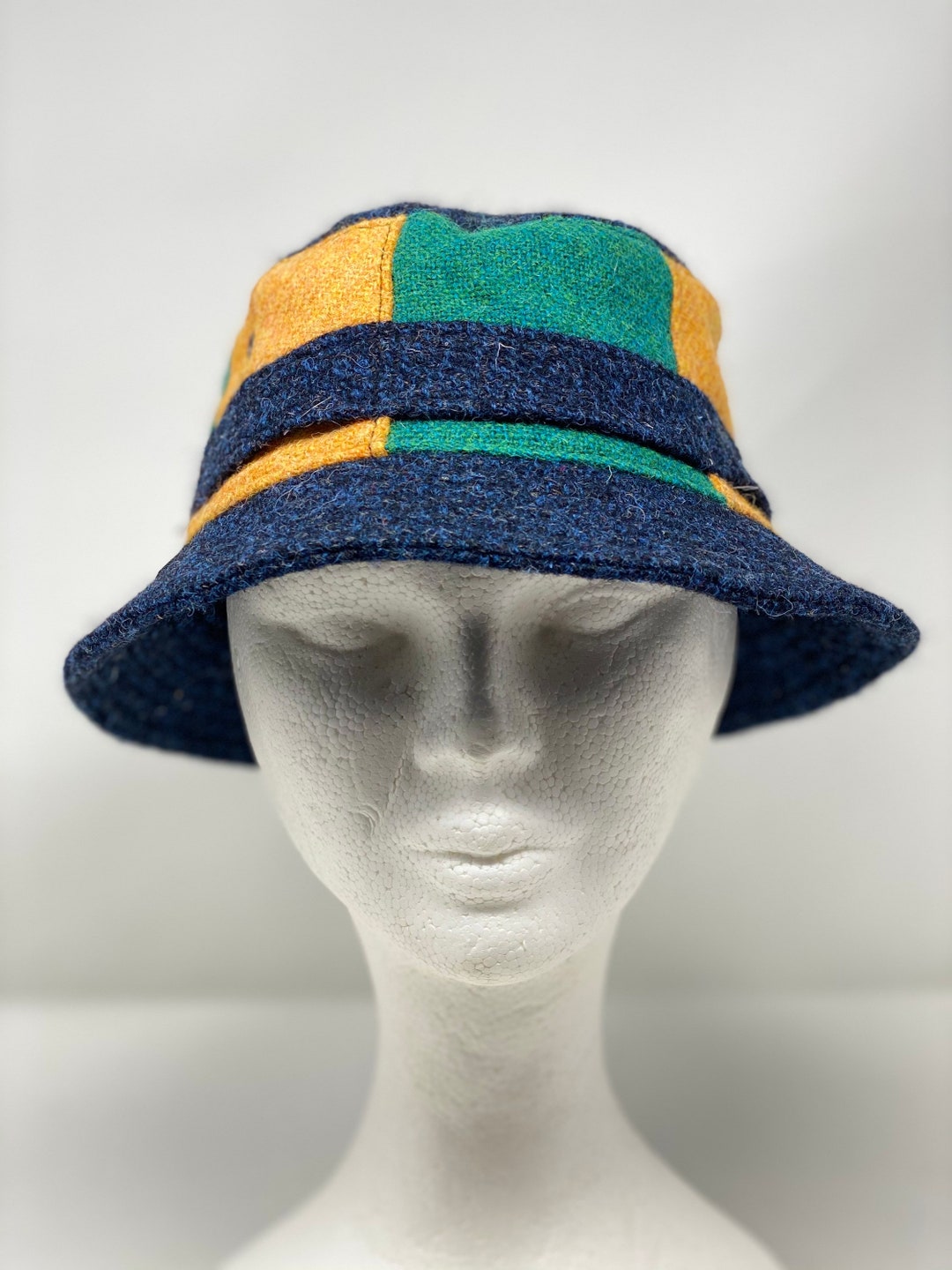 Bucket Hat From Torpédo Brand, 100% Harris Tweed Wool, Handmade and Made in France. Size 56 22.04 ''. NEW and Never Worn. - Etsy Bucket Hat From Torpédo Brand, 100% Harris Tweed Wool, Handmade and Made in France. Size 56 22.04 ''. NEW and Never Worn. - Etsy