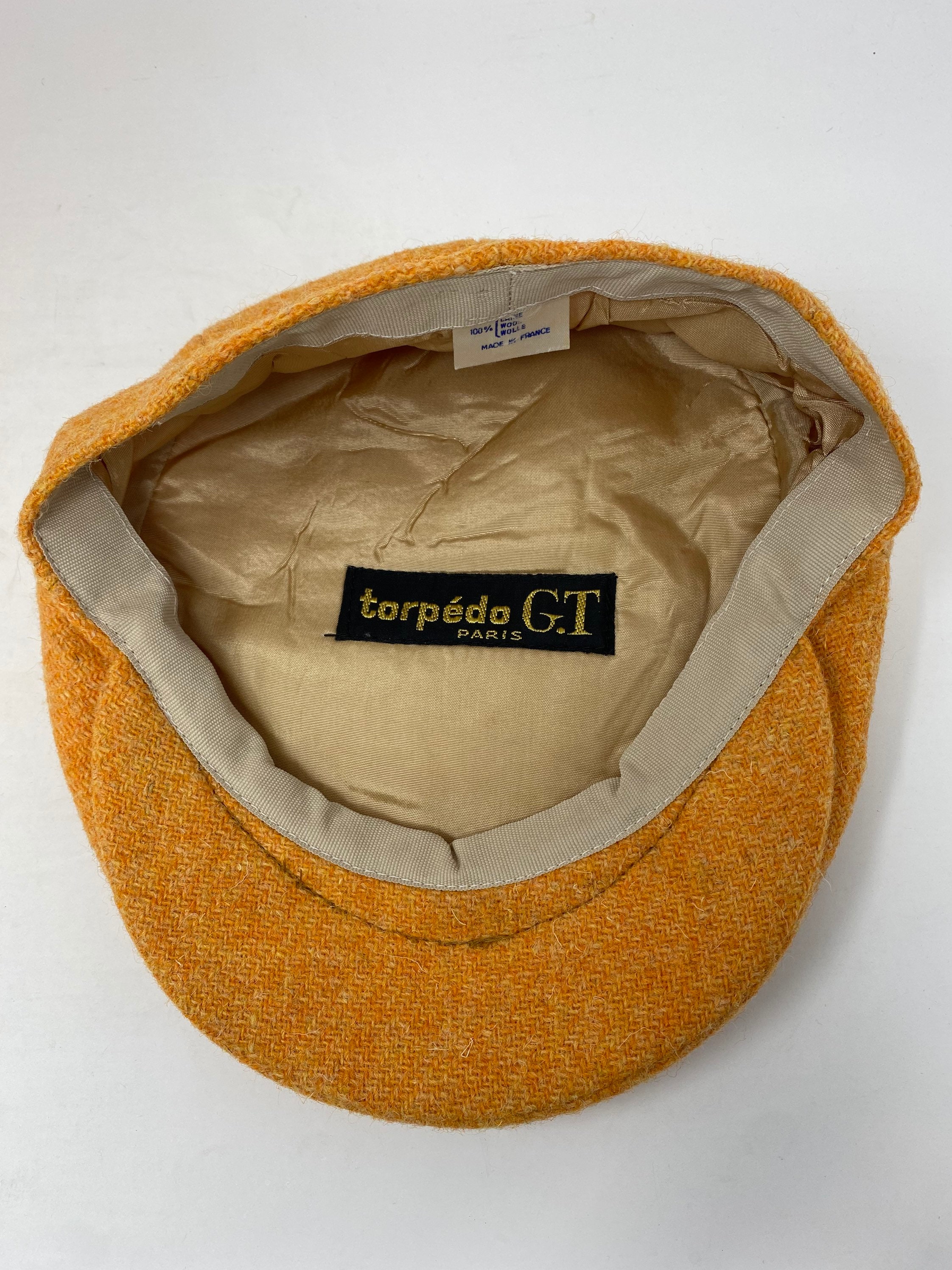 Vintage Cap Torpedo made in France 100% wool, handmade, size 54 21.25'', New never worn. - Etsy.de Vintage Cap Torpedo made in France 100% wool, handmade, size 54 21.25'', New never worn. - Etsy.de