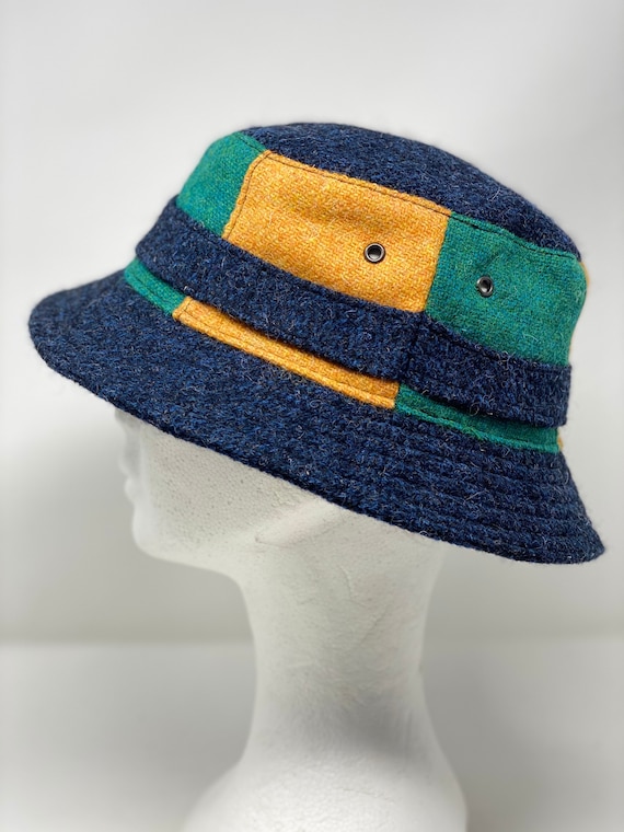 Bucket hat from Torpédo brand, 100% Harris Tweed wool… - Gem