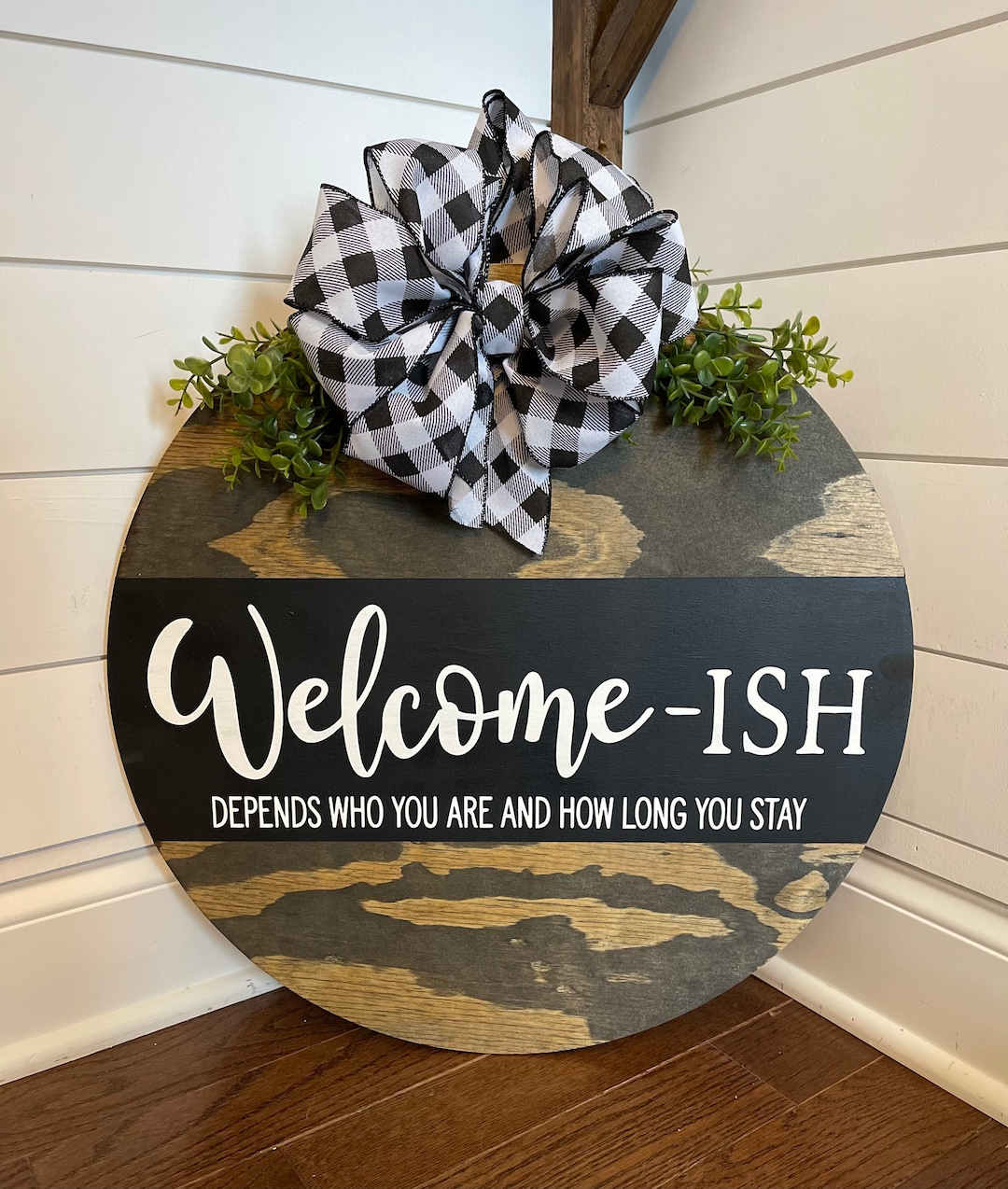 Front Door Sign Welcome Sign Door Hanger House Warming Gift