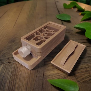 Small Carpenter Ant Nest Kit – 3D-Printed PETG Formicarium with Sidewall Humidification GEN 2