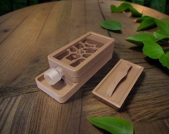Small Carpenter Ant Nest Kit – 3D-Printed PETG Formicarium with Sidewall Humidification GEN 2