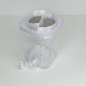 Outworld 3,5 x 3,5 x 5,38 inch voor mieren en andere insecten, formicarium, 0,2 gal