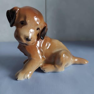 Porcelain figurine-~Rosenthal-~Dog-~Terrier puppy-~1946-1956-~T.Kärner