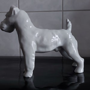 Heubach-~ Porcelain figurine-~Dog-~Fox Terrier