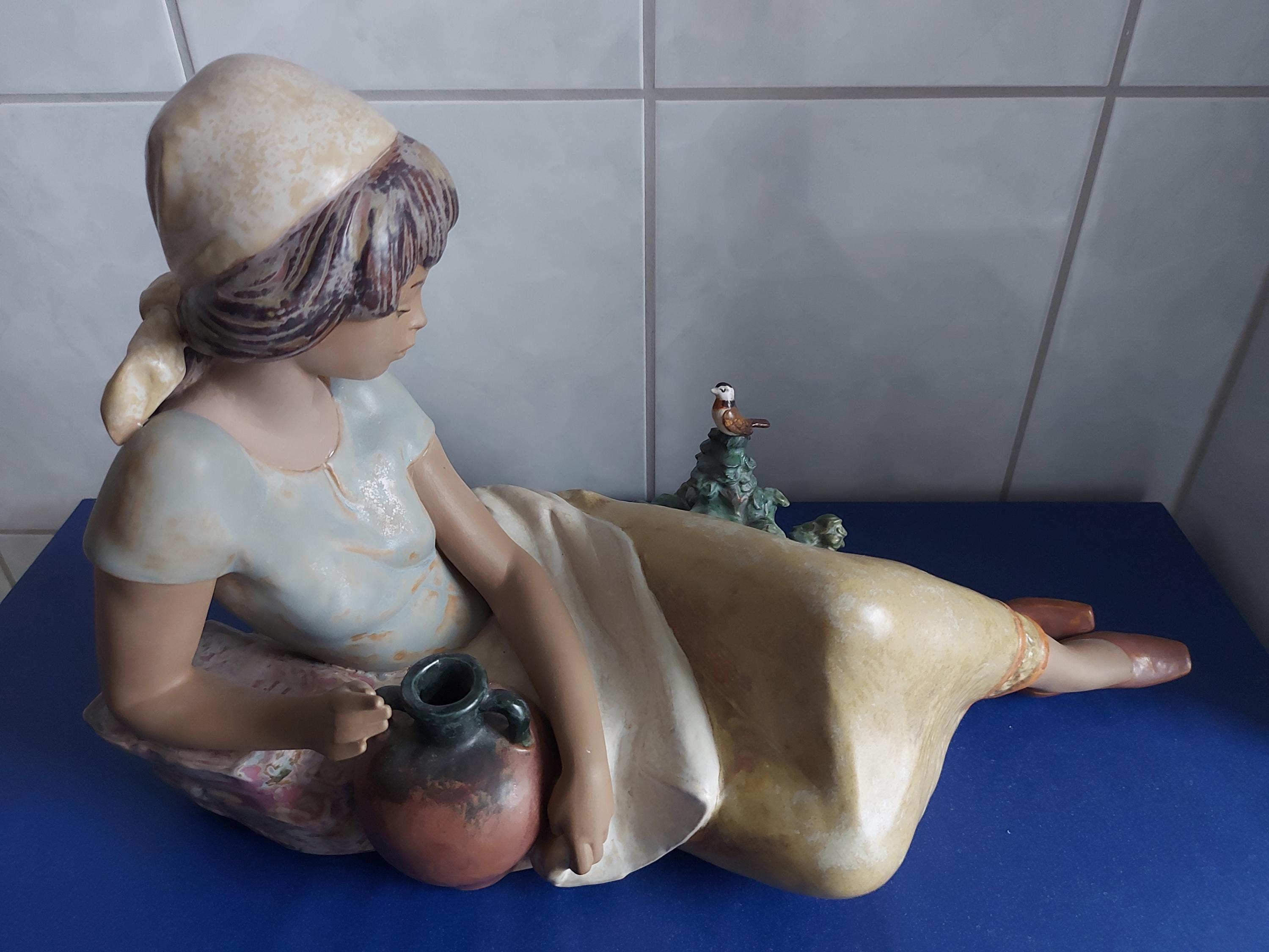 Lladro Girl With Water Jug - Etsy