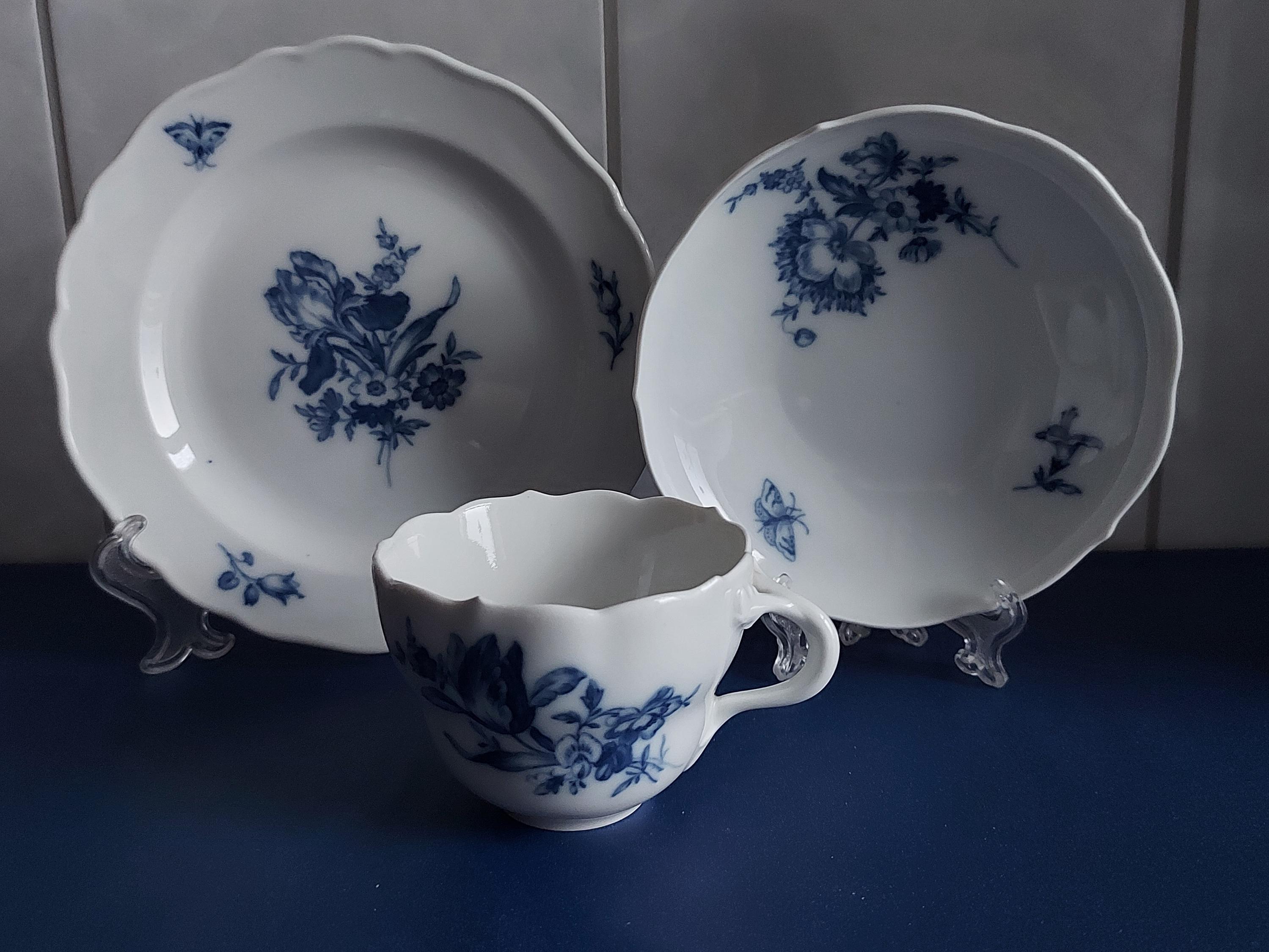 Meissen blue flowers - Etsy 日本