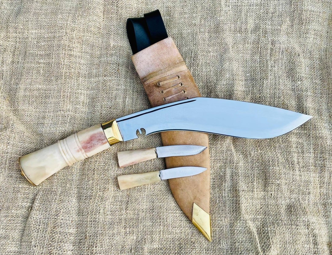 EGKH10 Inches Authentic Service NO.1 Bone Handle Khukurimost Famous