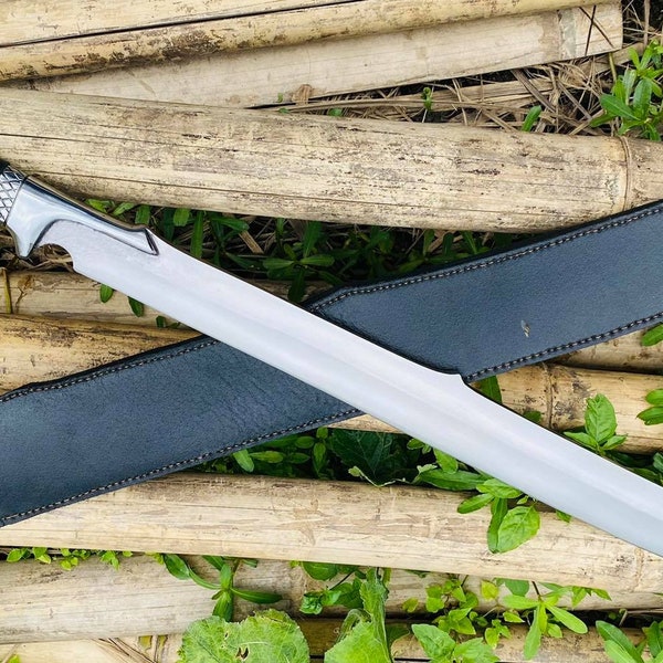 EGKH-24 Blade Hunting Sword-Handmade Knife-Balance oil tempered-Heavy duty Knife- Hand Forged-Functional-Carbon steel-tempered-Custom knife