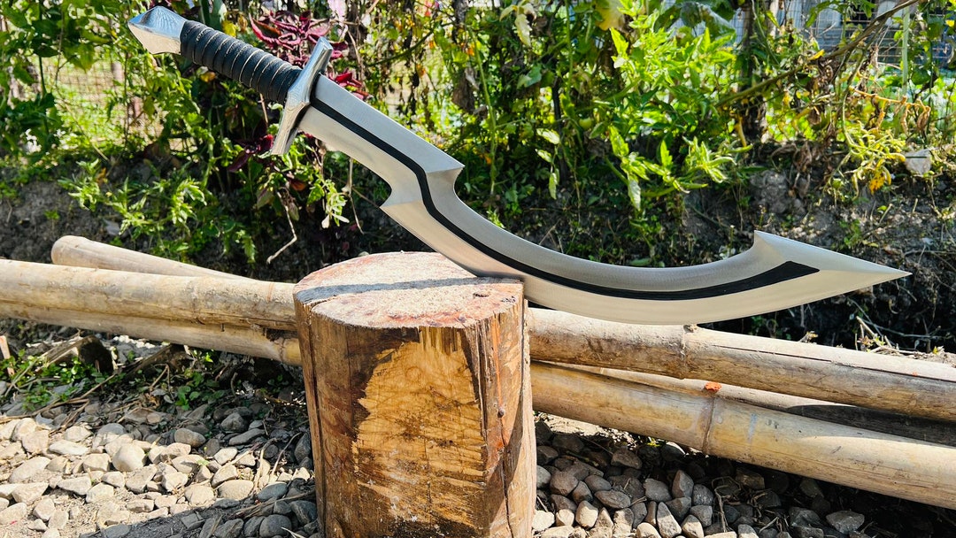 Egkh-20 Greek Kopis Sword-hand Forged, Viking Sword Blade-balanced ...