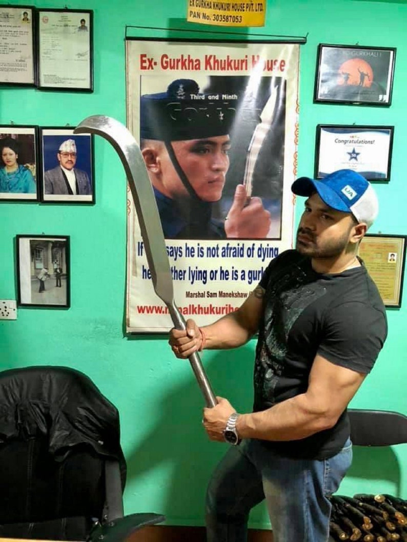 EGKH 22 Inches Blade Tamil Sacrify Knife ARUVAL Billhook Etsy