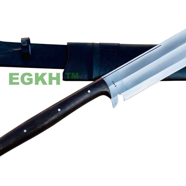21" Blade Mukti Freedom Giant Machete, Full Tang Hand Forged Kukri, Gurkha Kukri/Knife Nepal Outdoor EGKH Blade