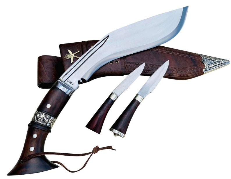 EGKH-Genuine Gurkha Full Tang Blade Kukri Knife - 12quot; Blade