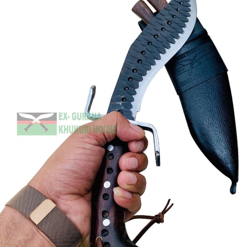 Custom Farmer shops Rust Free Kukri-Handforged kukri knife-8 Inches Hand Forged Blade Authentic Khukuri-Handmade in Nepal