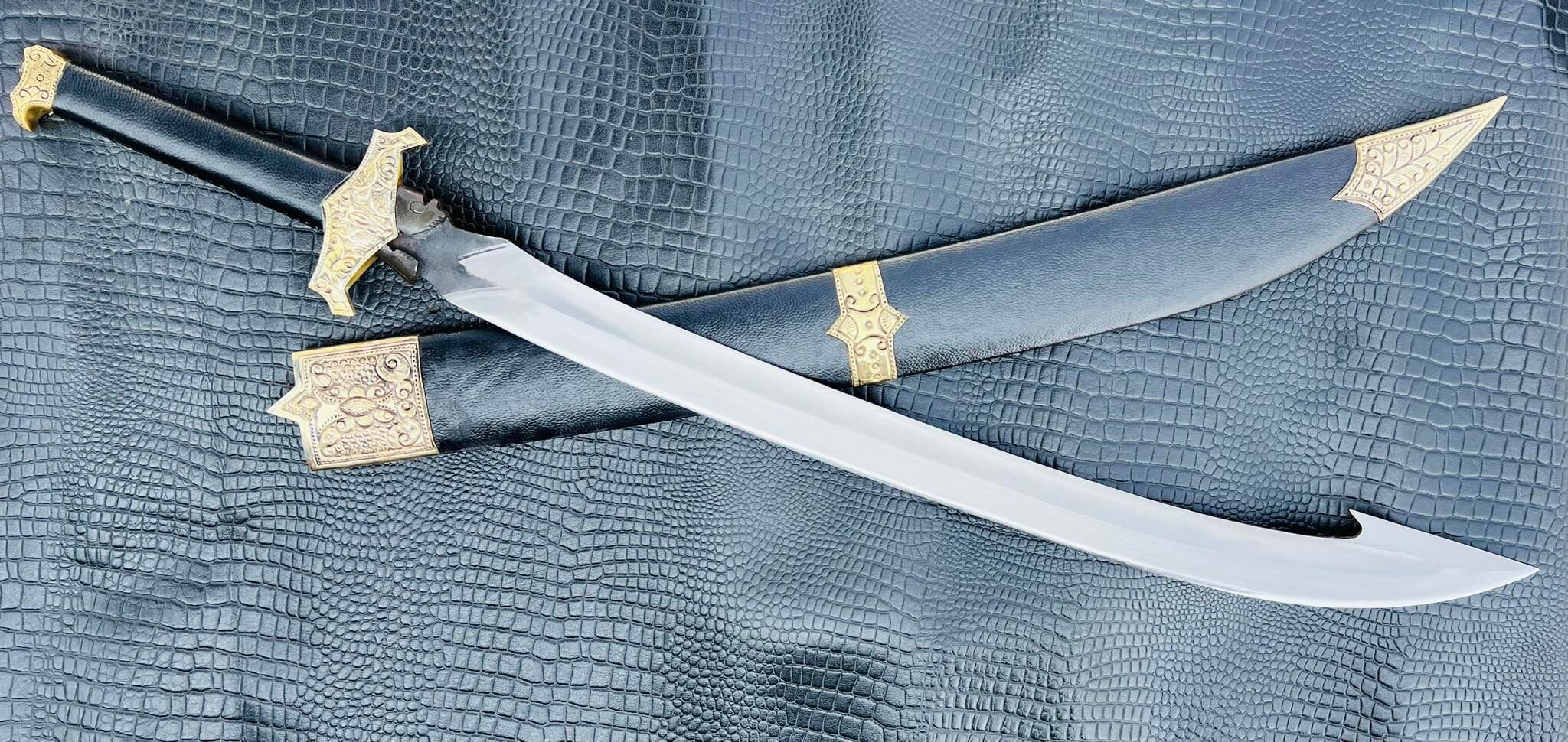 Sturdy Pinewood Sword With Handle Wrap and Belt/Sheath