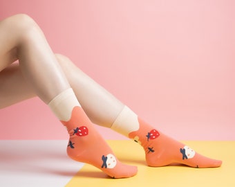Cute Socks | OOTD Stocks | Woman Socks | Life Style Socks |Colorful Socks | Chic Style | ByMoony