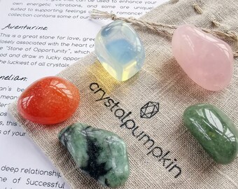 Crystals for Love Collection: Gemstone Set for Relationships