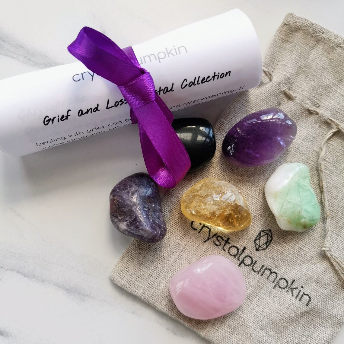 Grief and Loss Crystal Collection Crystals for Bereavement Etsy UK
