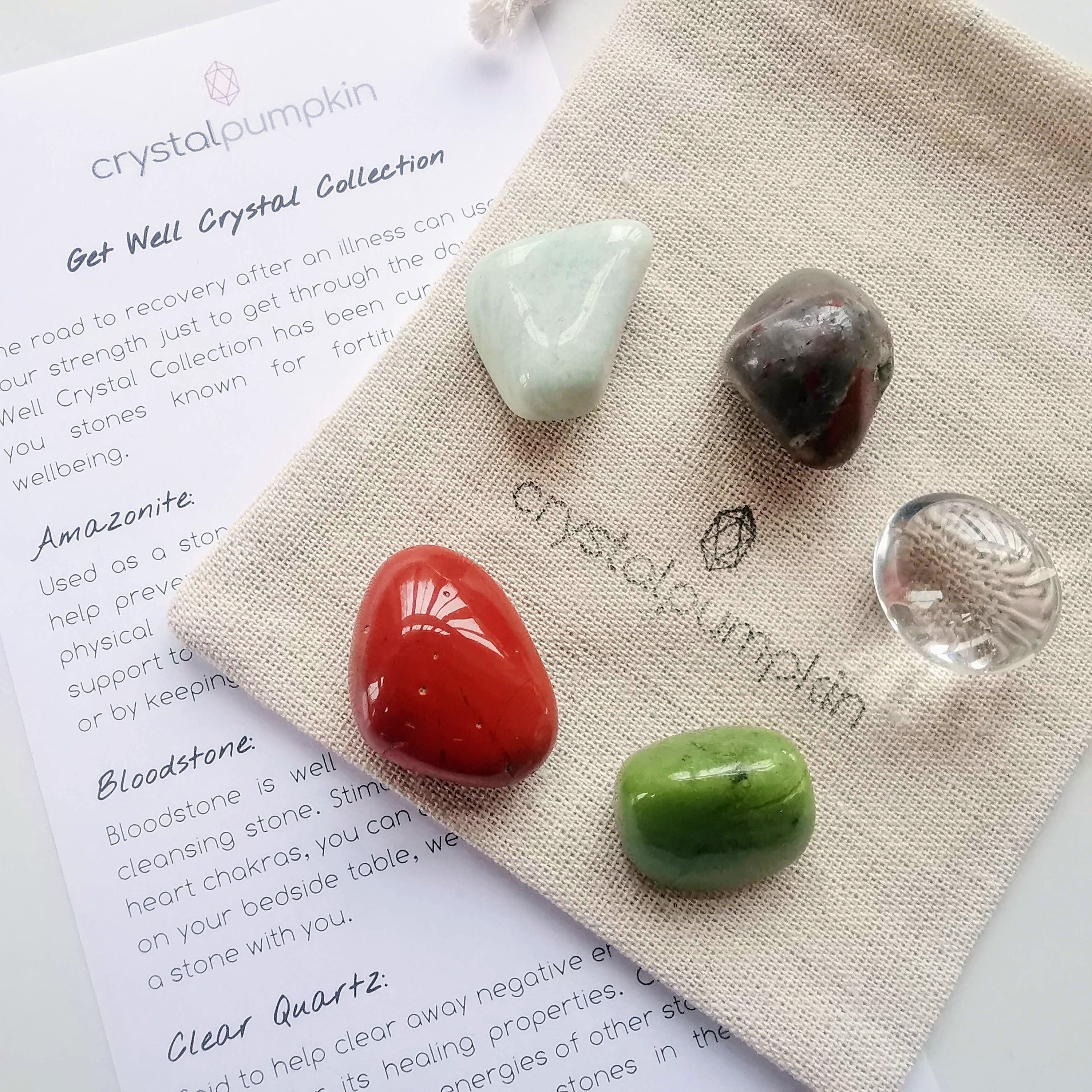 Get Well Crystal Collection, Get Well Crystal Set, Crystals for ...