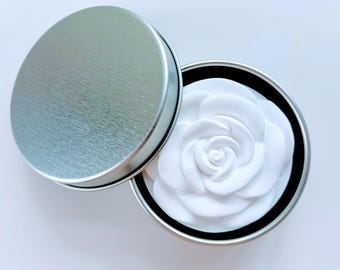 Pietra per aromaterapia floreale: diffusore di oli essenziali in scatola da viaggio