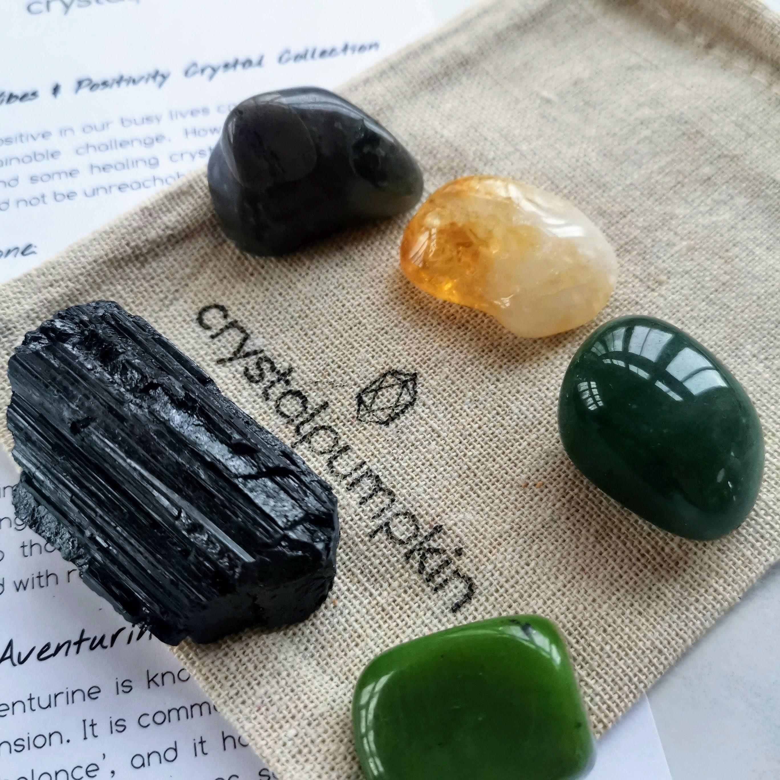 Good Vibes & Positivity Crystal Collection Crystals for Positive