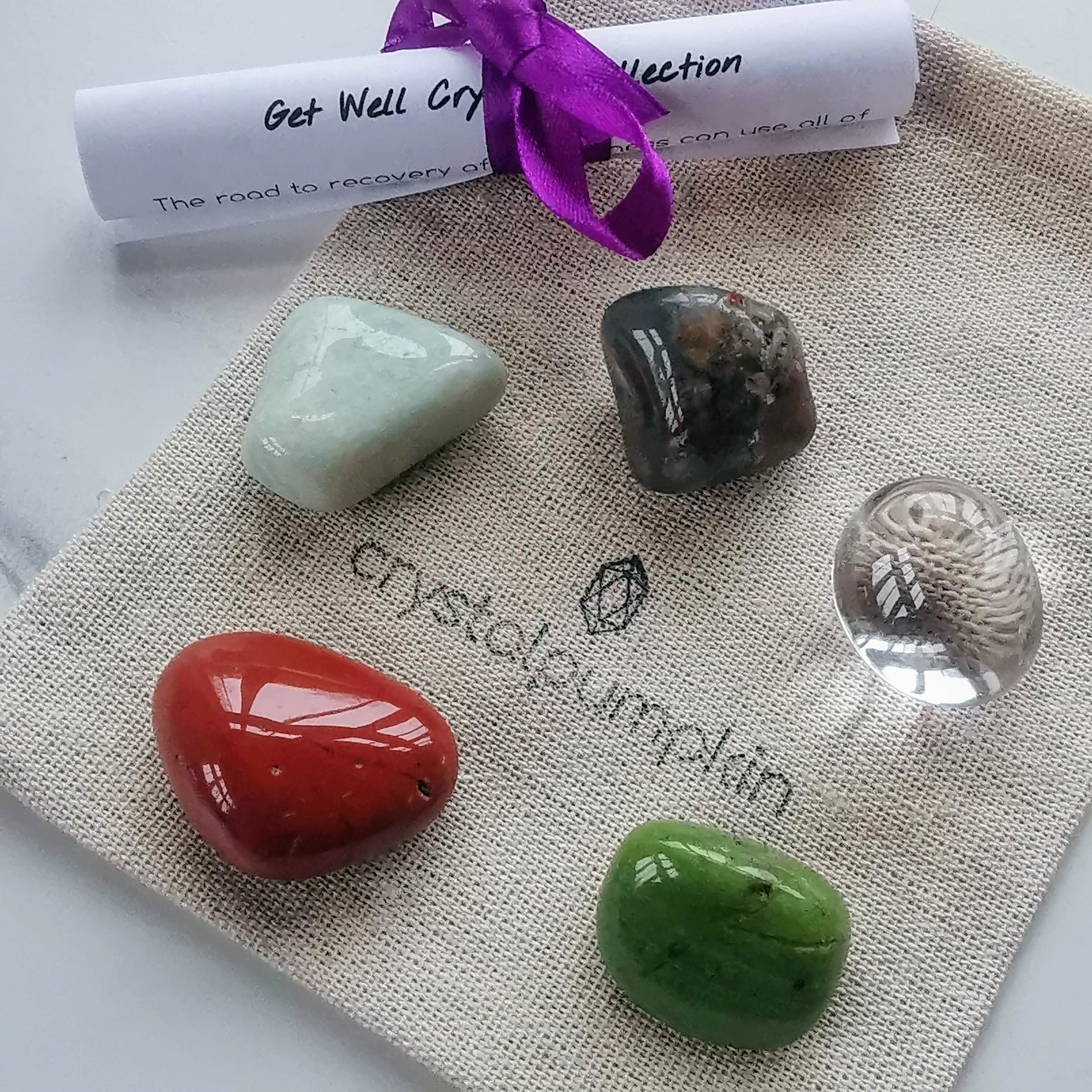 Get Well Crystal Collection, Get Well Crystal Set, Crystals for ...