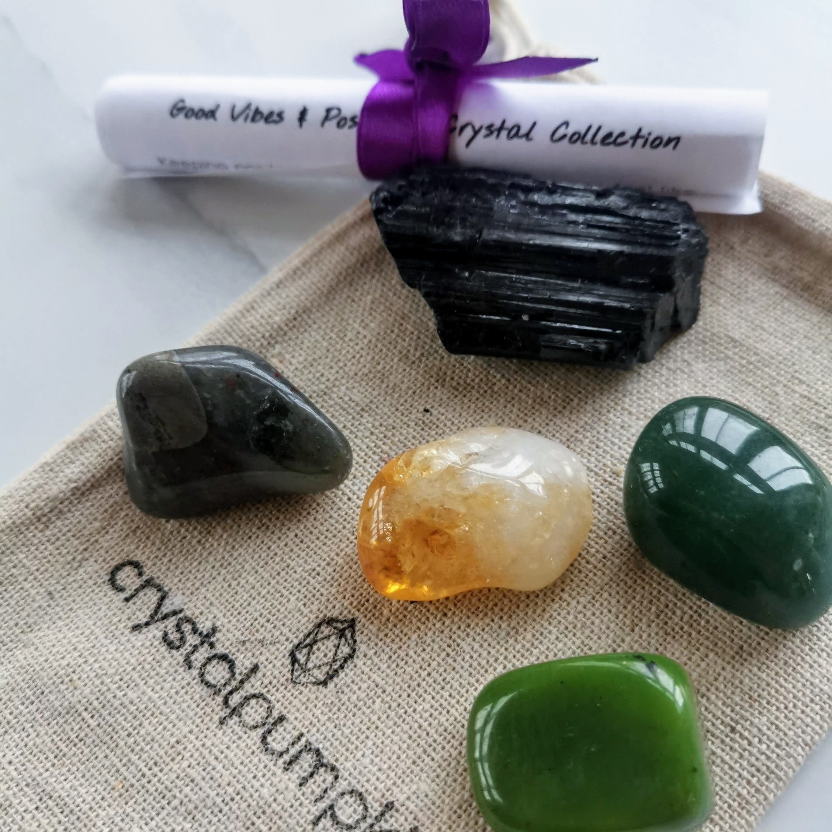 Good Vibes & Positivity Crystal Collection Crystals for Positive