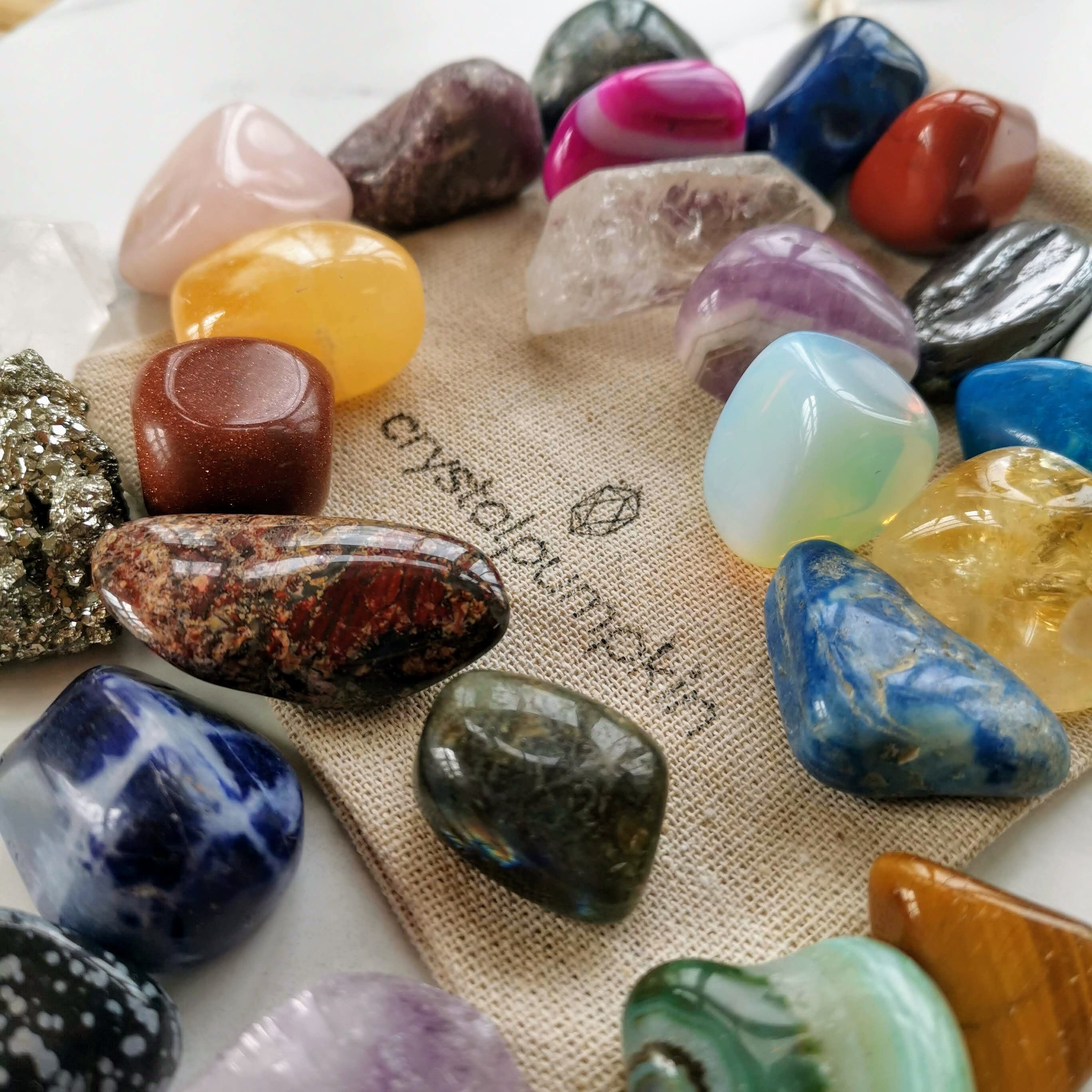 Crystal Starter Set Crystals for beginners Healing Crystal Set
