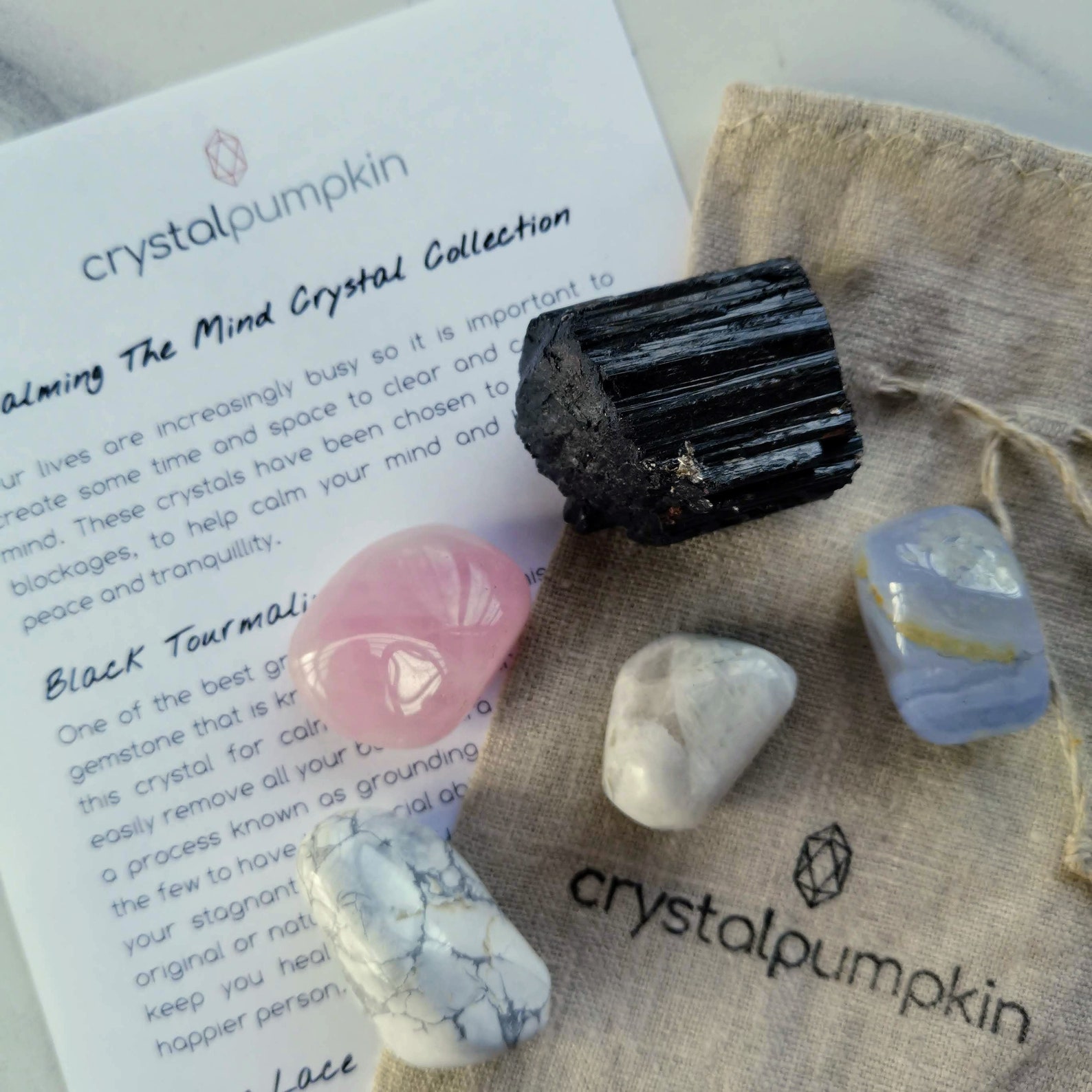 Calming the Mind Crystal Collection Manifest Calm Promote Etsy
