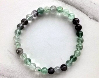 Rainbow Fluorite Bracelet: Protective Crystal Jewelry