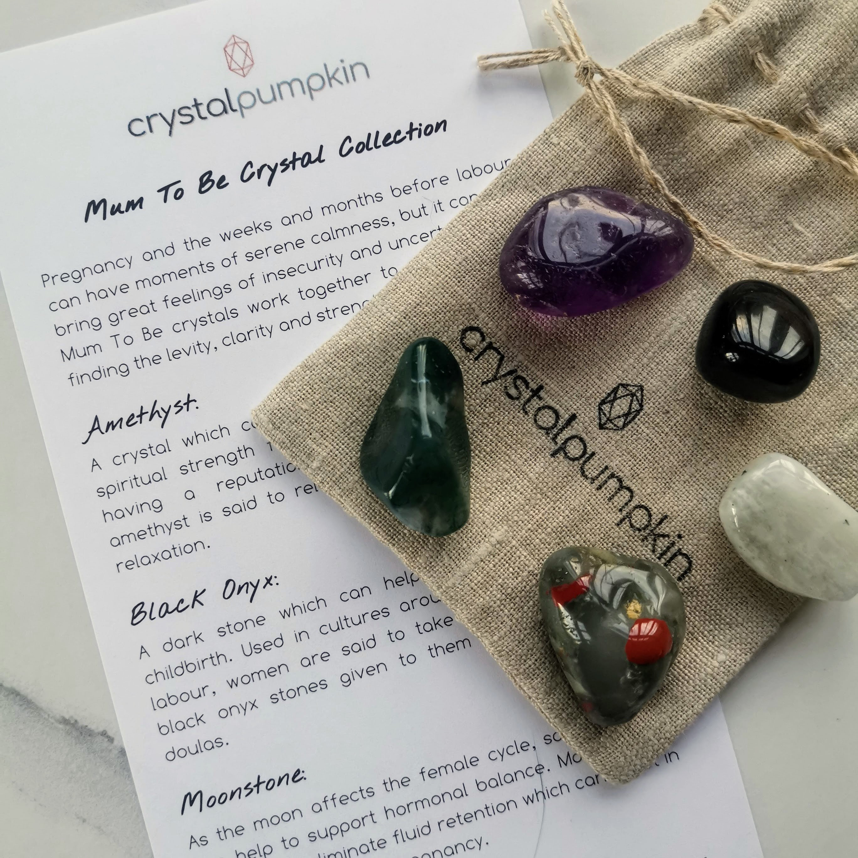 Mums To Be Crystal Collection; Crystals for Pregnancy. Crystals for