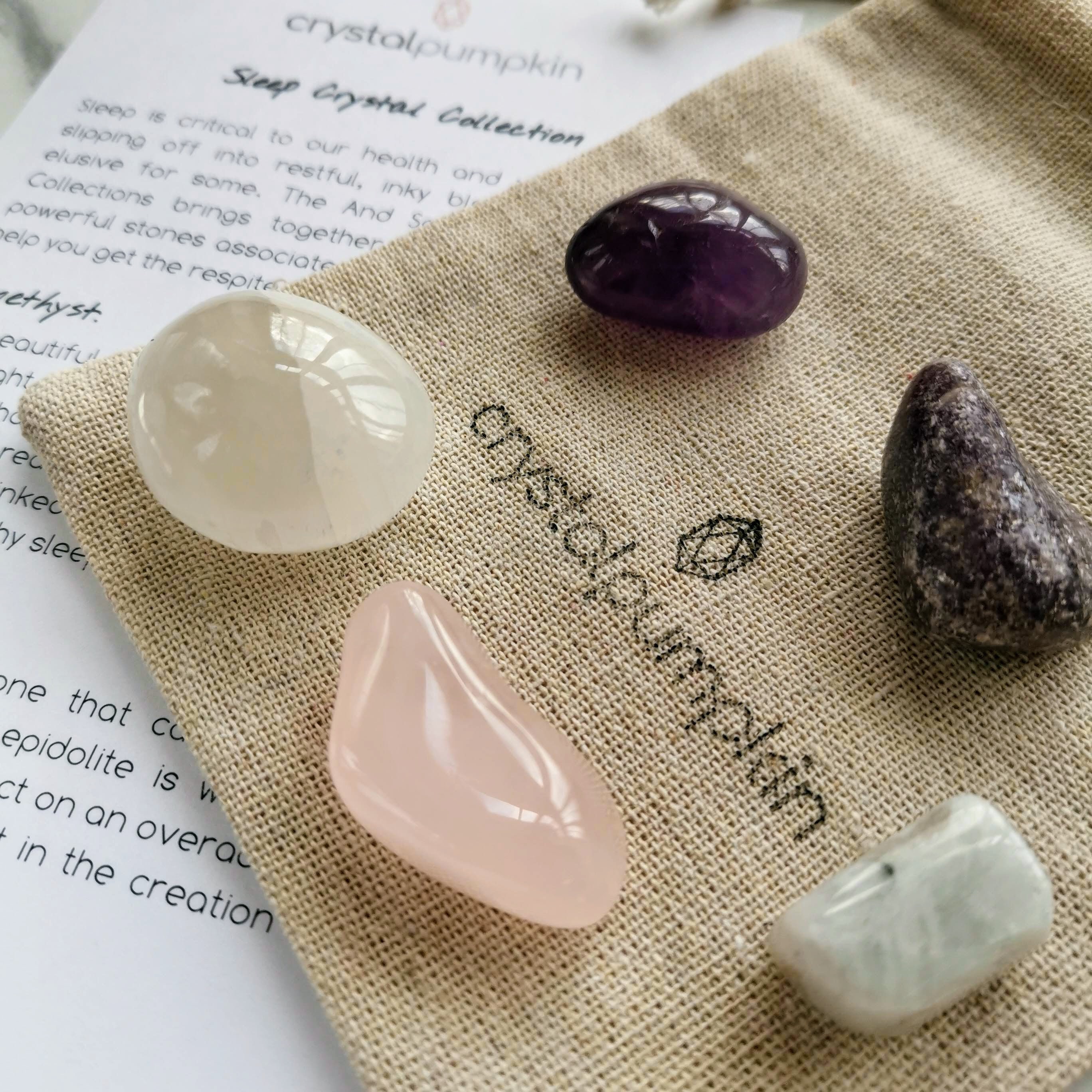 Sleep Crystal Collection Crystal Set for Sleeping Crystals Etsy UK