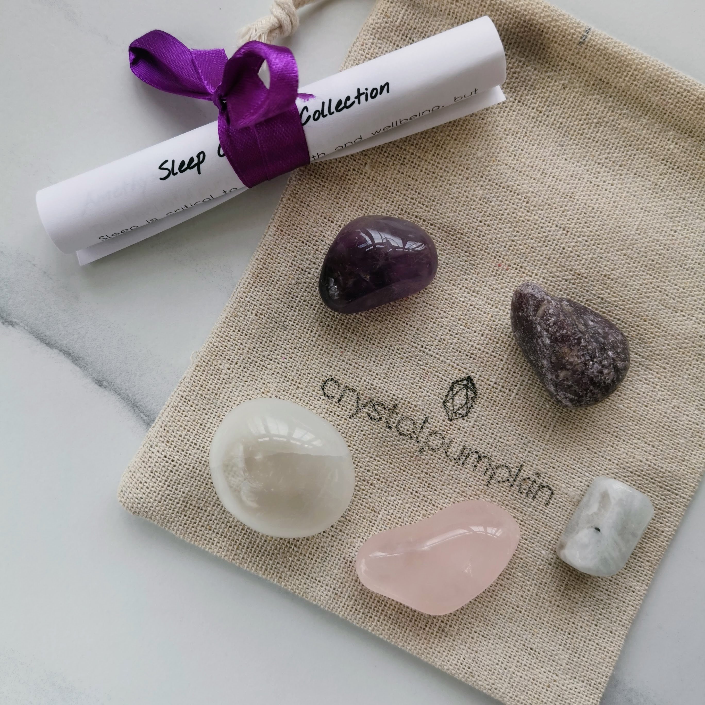 Sleep Crystal Collection Crystal Set for Sleeping Crystals Etsy UK