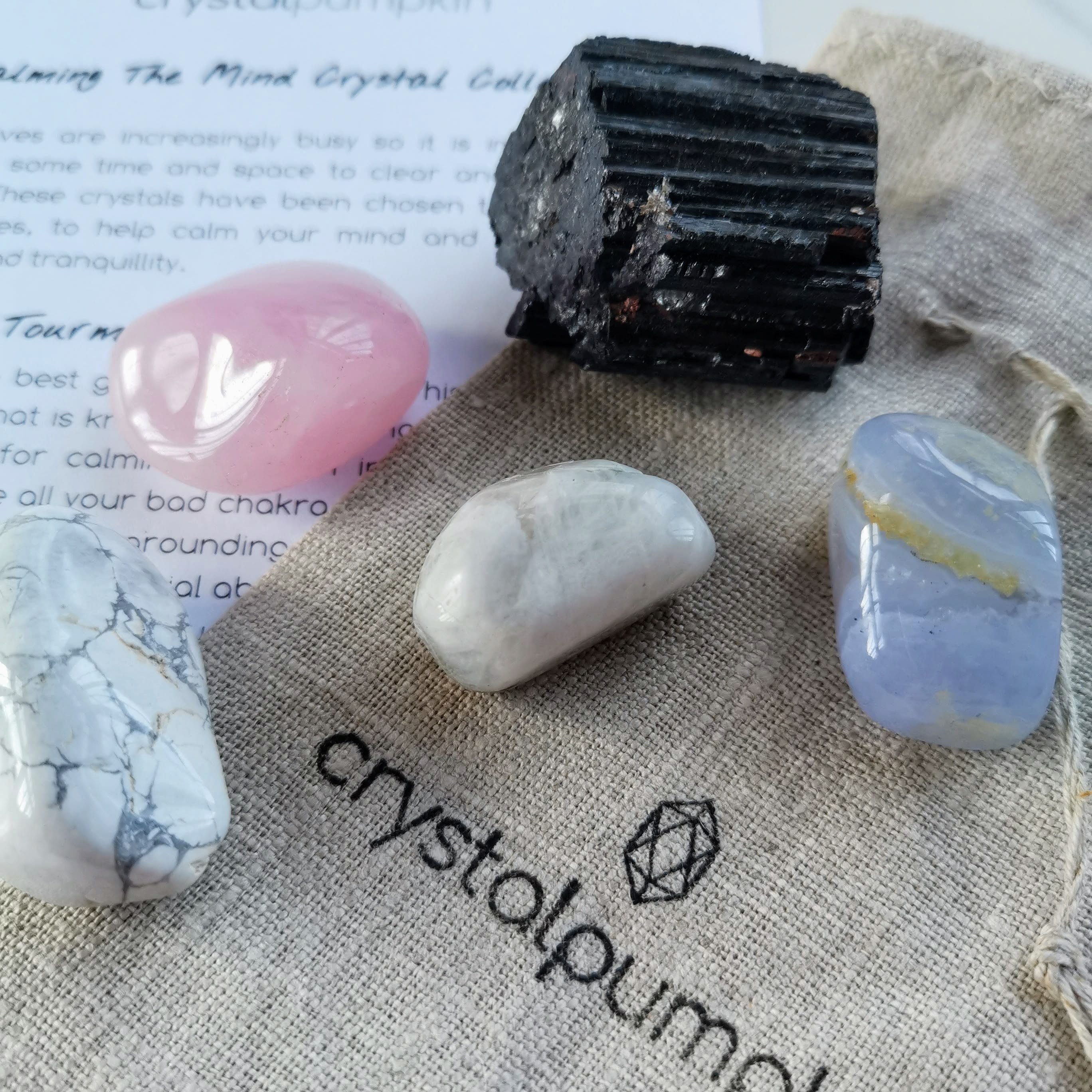 Calming the Mind Crystal Collection Manifest Calm Promote Etsy