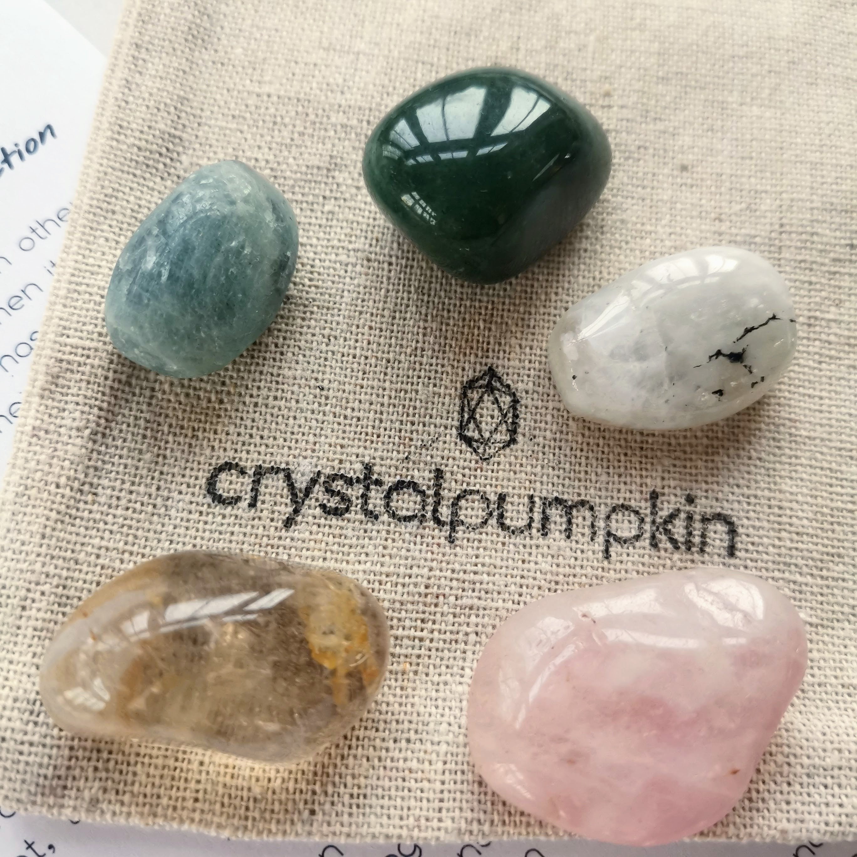 Moving Forward Crystal Collection; Crystal set for letting go, a new