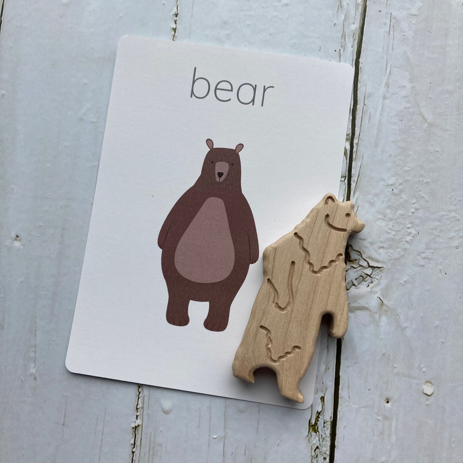 Bear Hunt Flashcards Etsy