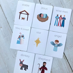 Nativity themed Flashcards