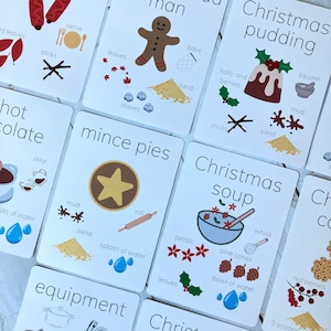 Christmas Mud Kitchen Recipe Flashcards