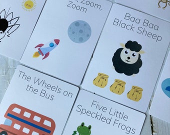 Flashcard sulla filastrocca