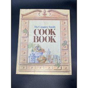 The Complete Family Cookbook VINTAGE 1970 Curtin Publications Hardcover Binder
