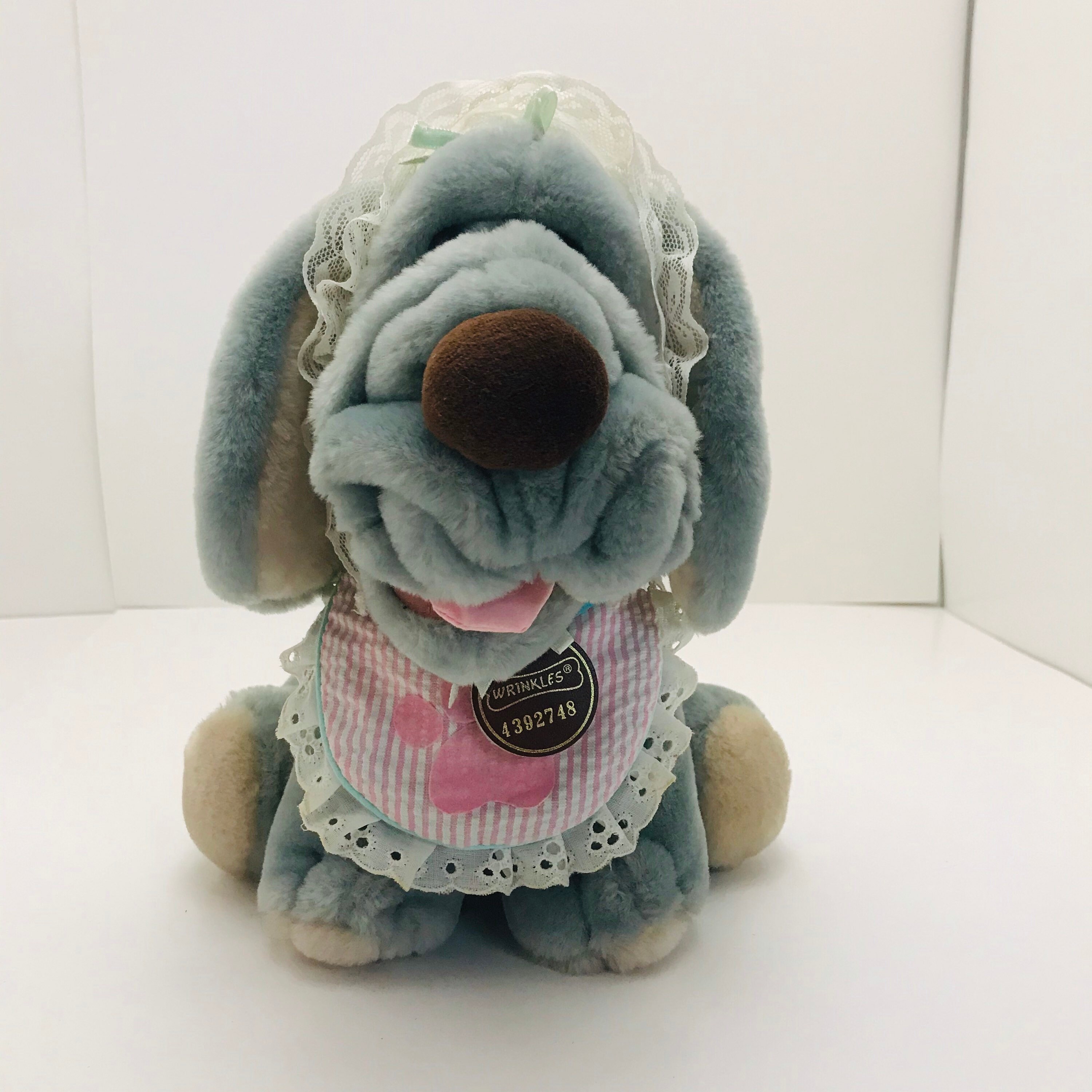 Wrinkles Puppy Dog Plush Stuffed Animal Shar Pei Baby Outfit Etsy