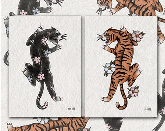 Tiger Panther Flash Prints - Etsy New Zealand Tiger Panther Flash Prints - Etsy New Zealand