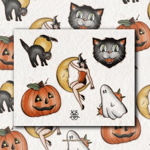 Vintage Halloween Druck