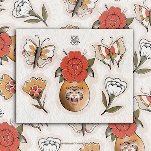 traditional flash print