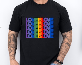 Camiseta del Mes del Orgullo "El Amor es Amor", Apoyo LGBTQ
